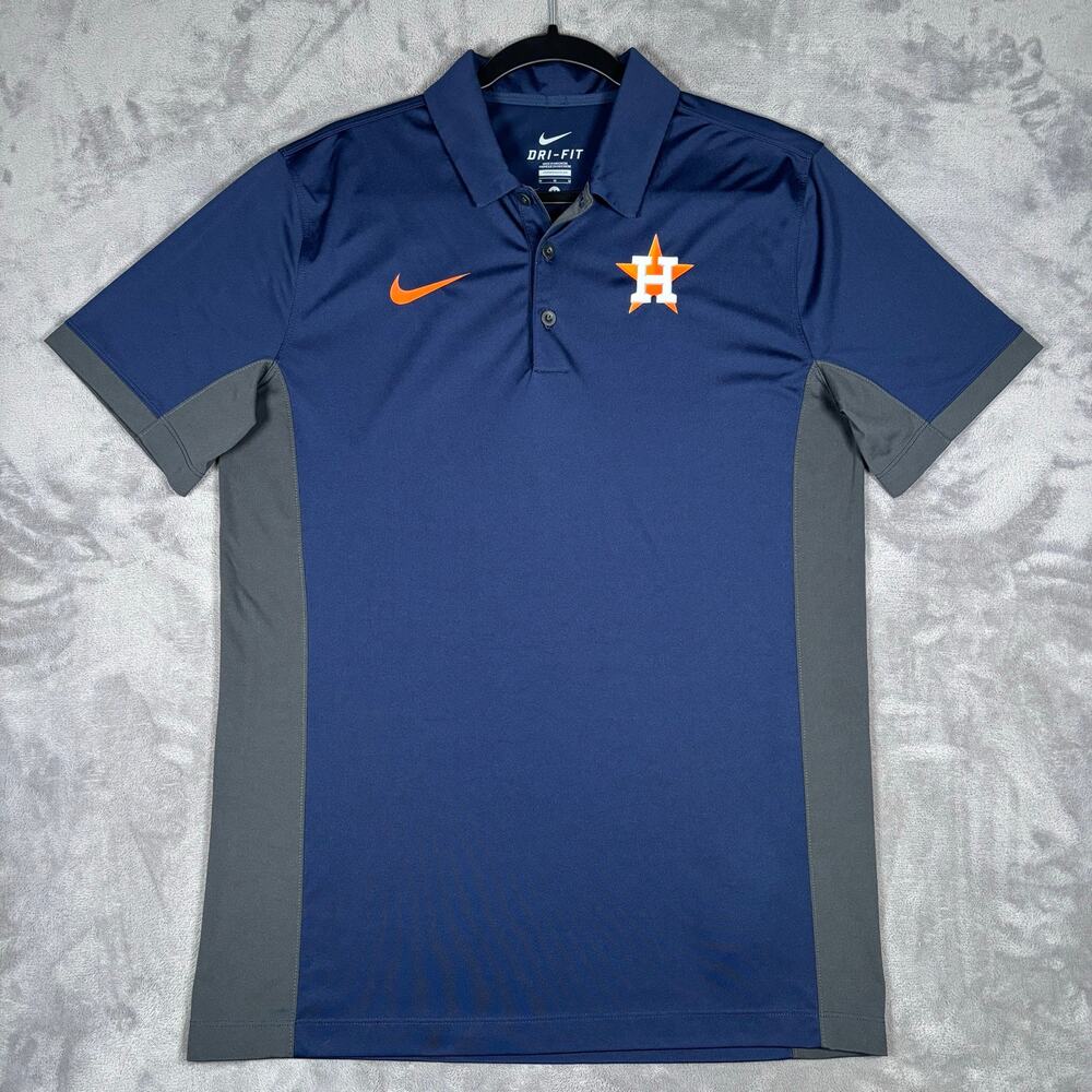 Nike Dri-FIT Houston Astros MLB Colorblock Polo Shirt Men’s Medium